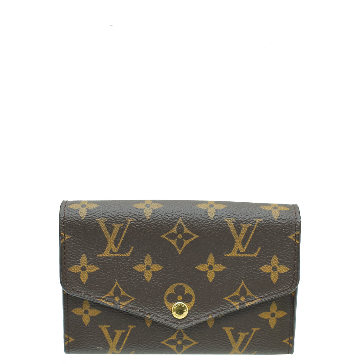 Louis Vuitton Brown Monogram Sarah Compact Wallet