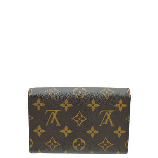 Louis Vuitton Brown Monogram Sarah Compact Wallet