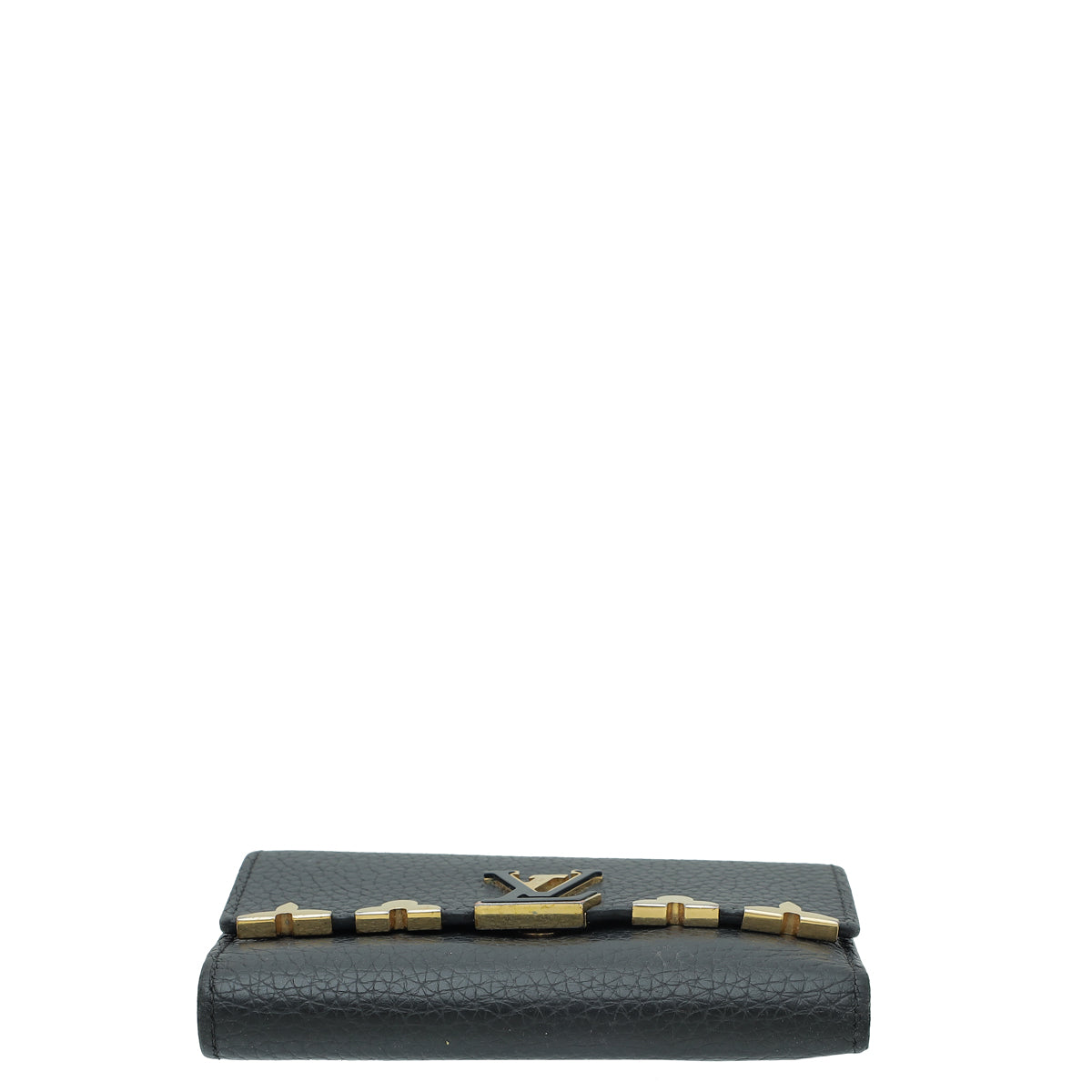 Louis Vuitton Black Capucines Compact Maxi Wallet