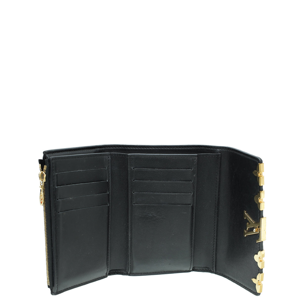 Louis Vuitton Black Capucines Compact Maxi Wallet