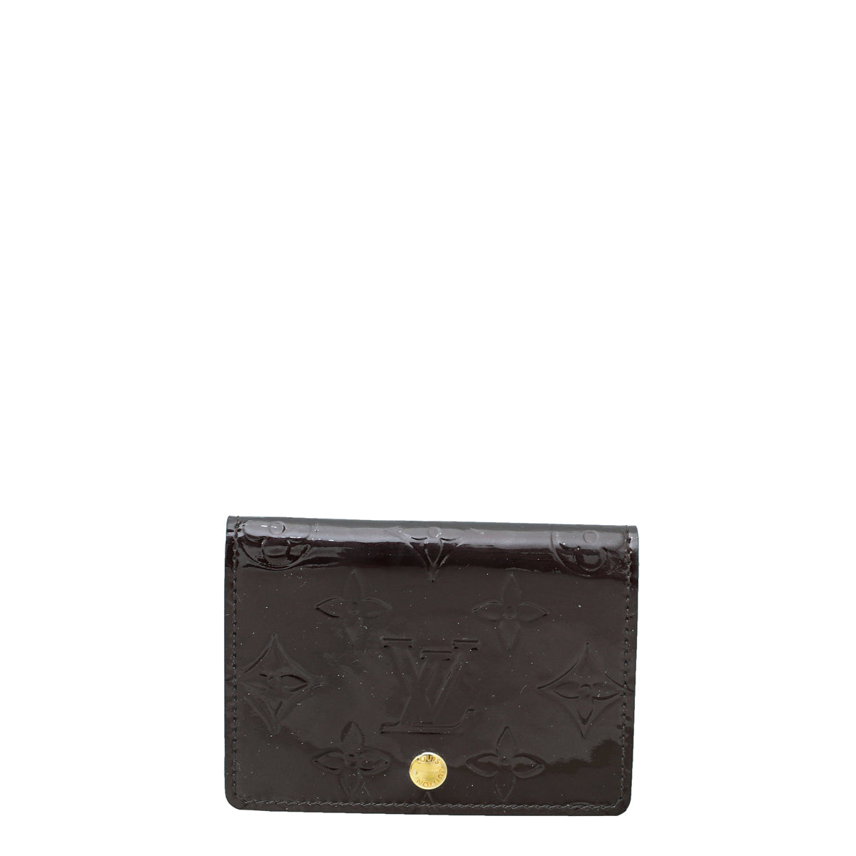 Louis Vuitton Amarante Monogram Vernis Business Card Holder