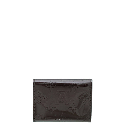 Louis Vuitton Amarante Monogram Vernis Business Card Holder