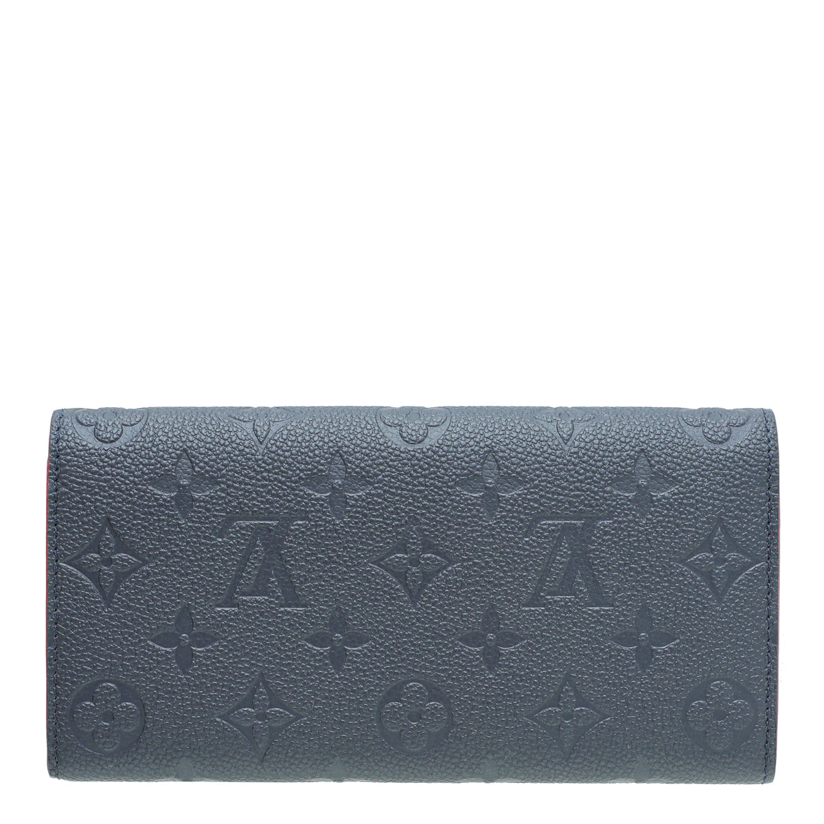 Louis Vuitton Marine Rouge Empreinte Bloom Flower Emilie Wallet