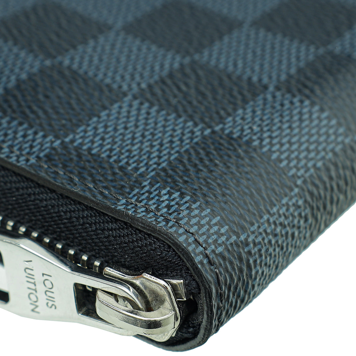 Louis Vuitton Damier Graphite Zippy Vertical Wallet /W MK7 Initials