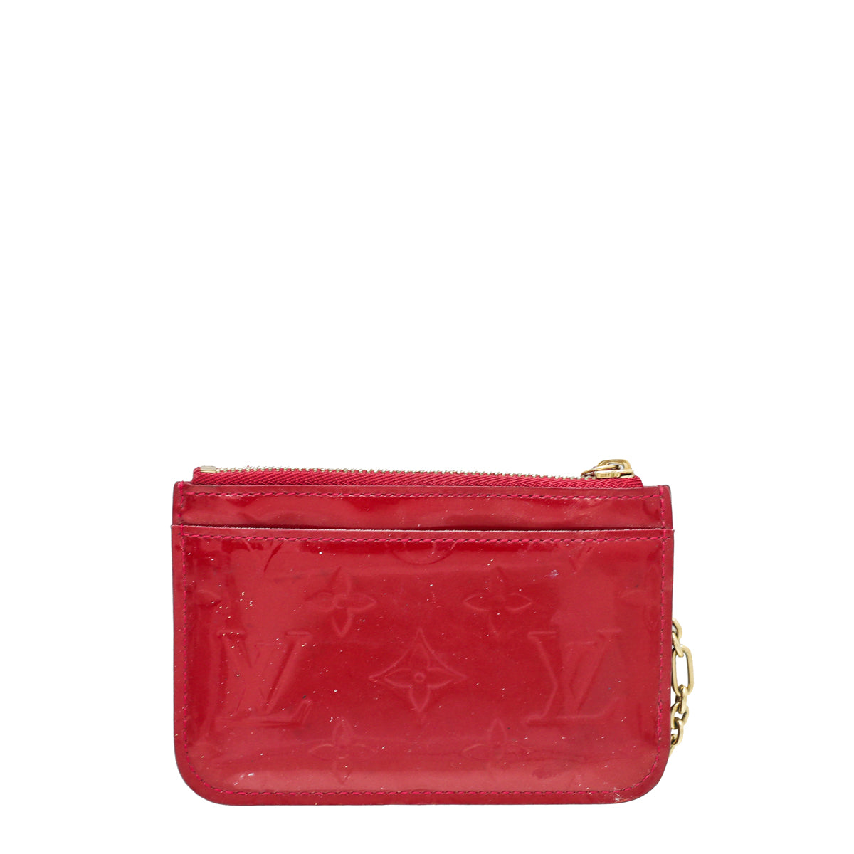 Louis Vuitton Cerise Monogram Vernis Key Pouch