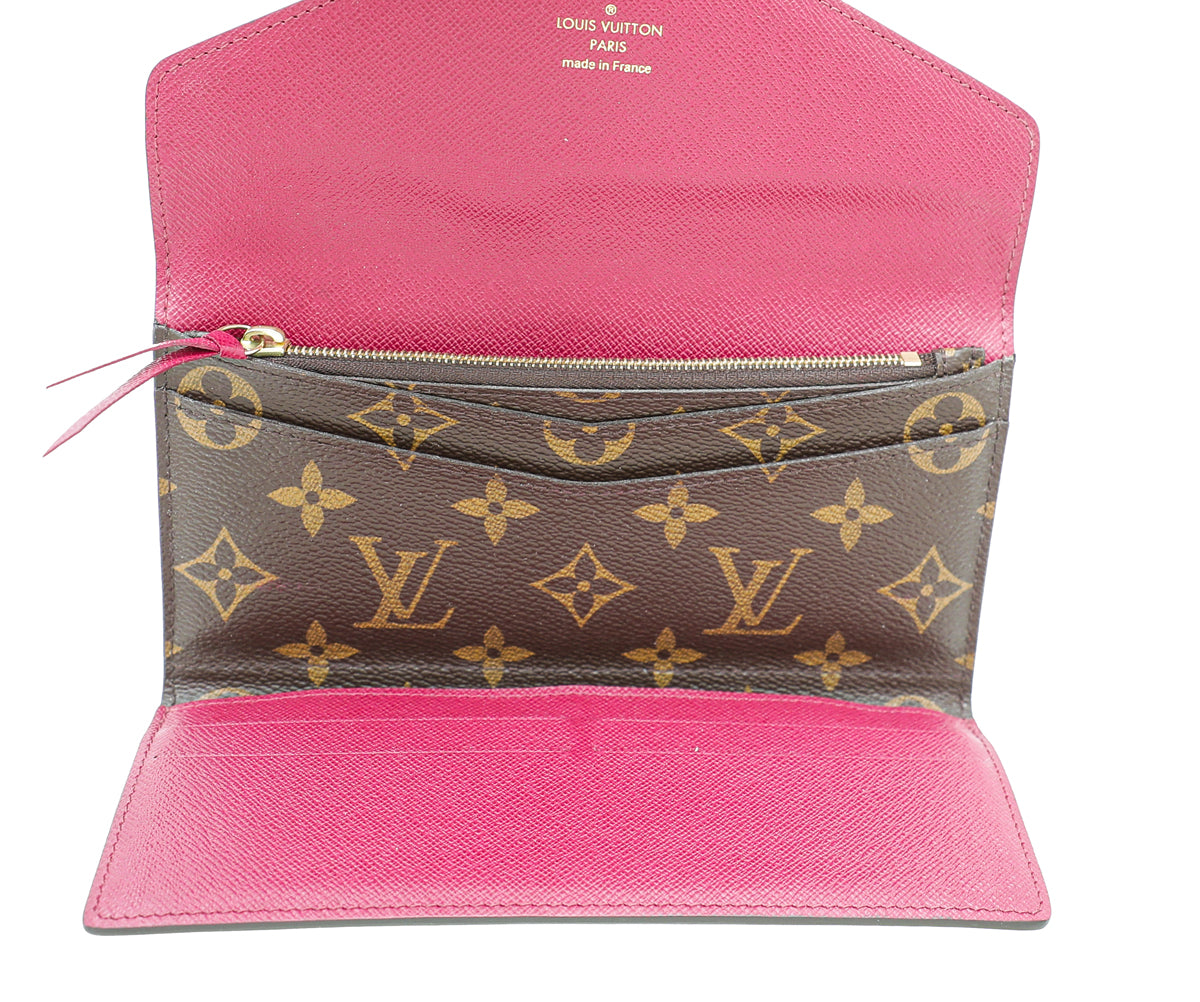 Louis Vuitton Monogram Fuchsia Josephine Wallet