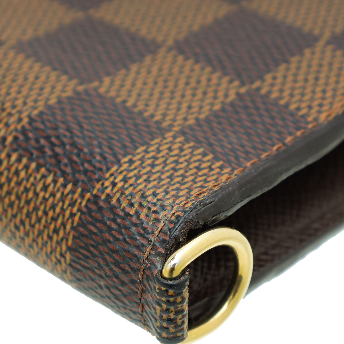 Louis Vuitton Damier Ebene Brown Insolite Wallet