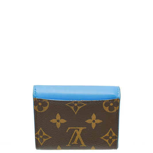 Louis Vuitton Monogram Blue Zoe Wallet