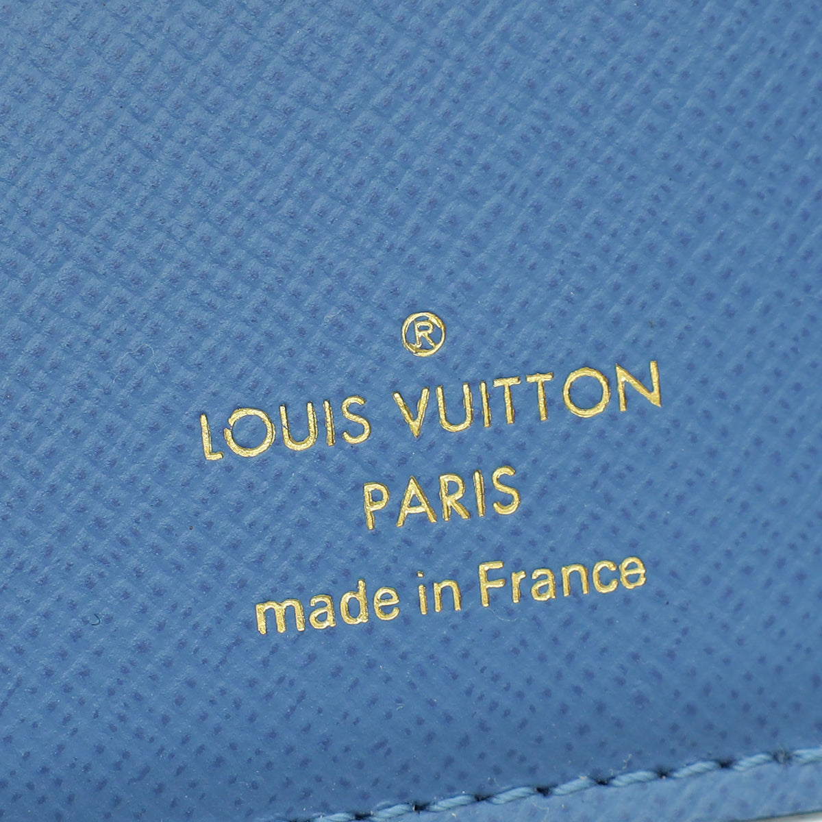 Louis Vuitton Monogram Blue Zoe Wallet