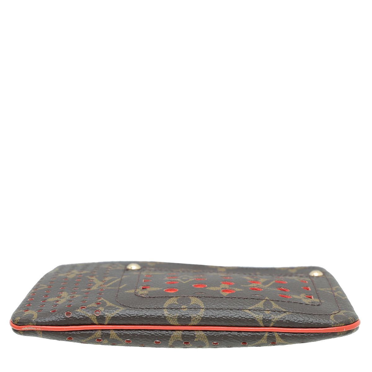 Louis Vuitton Orange Monogram Perforated Pouch