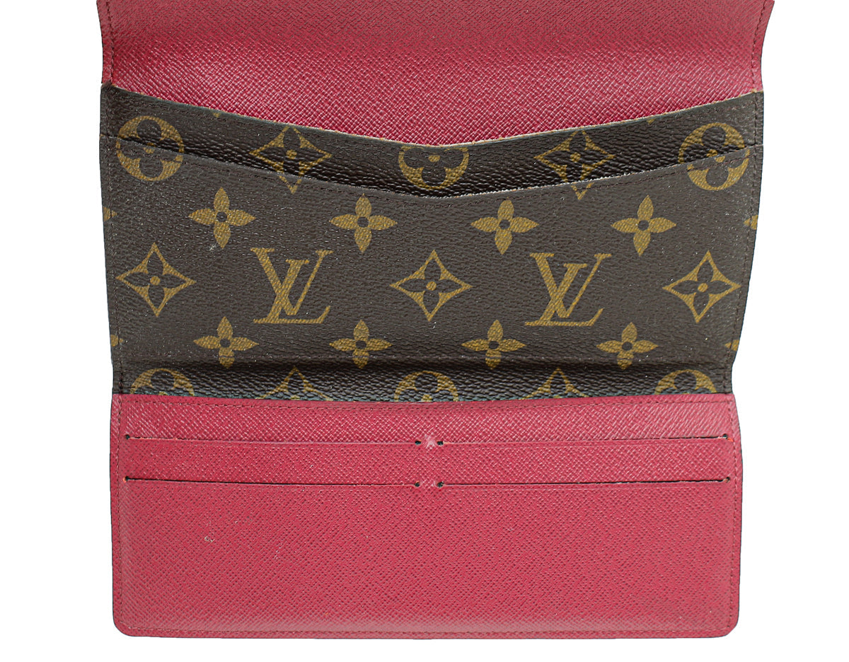 Louis Vuitton Monogram Fuchsia Josephine Wallet