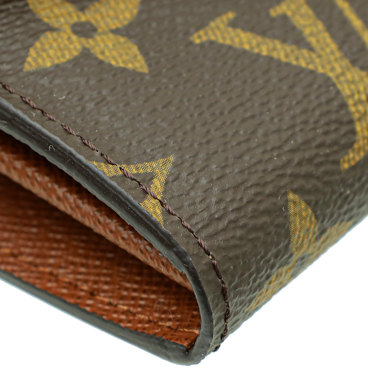 Louis Vuitton Brown Monogram Compact Sarah Wallet