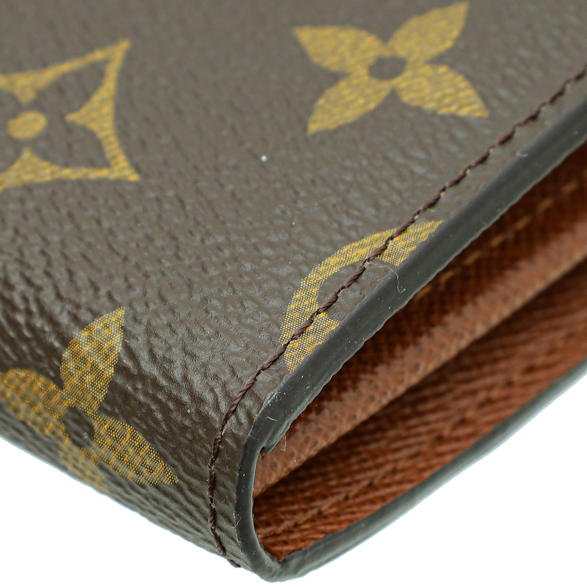 Louis Vuitton Brown Monogram Compact Sarah Wallet