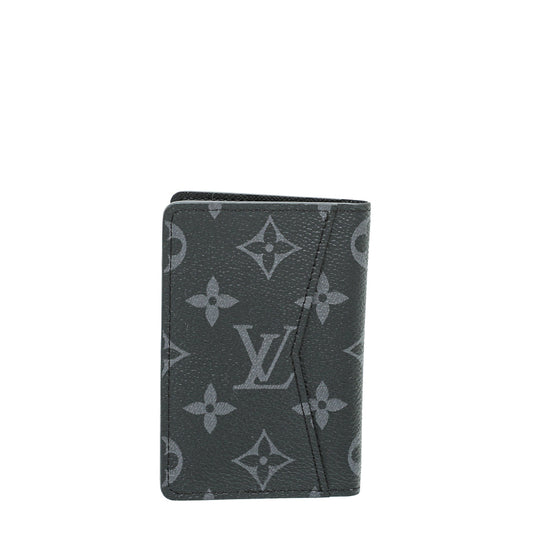 Louis Vuitton Monogram Graphite Pocket Organizer Wallet