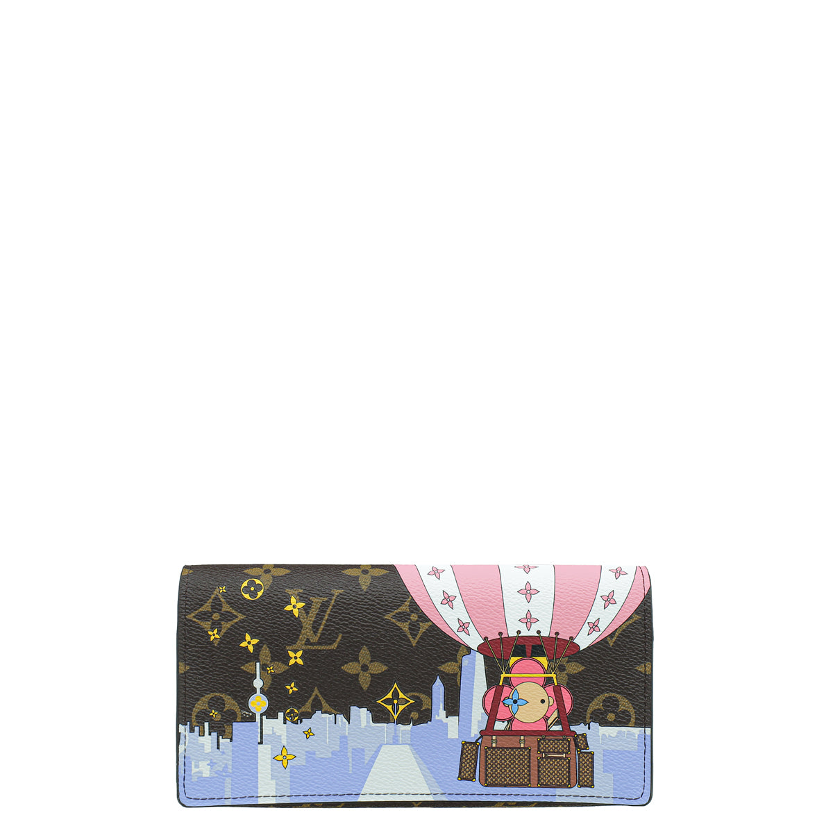 Louis Vuitton Monogram Bicolor 2019 Christmas Animation Sarah Wallet