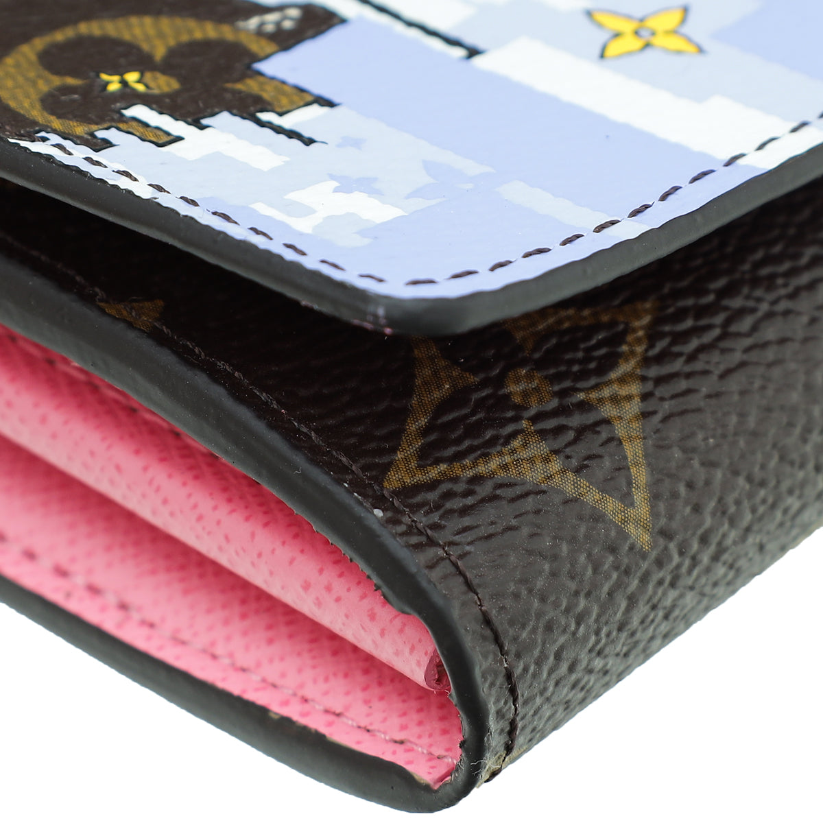 Louis Vuitton Monogram Bicolor 2019 Christmas Animation Sarah Wallet