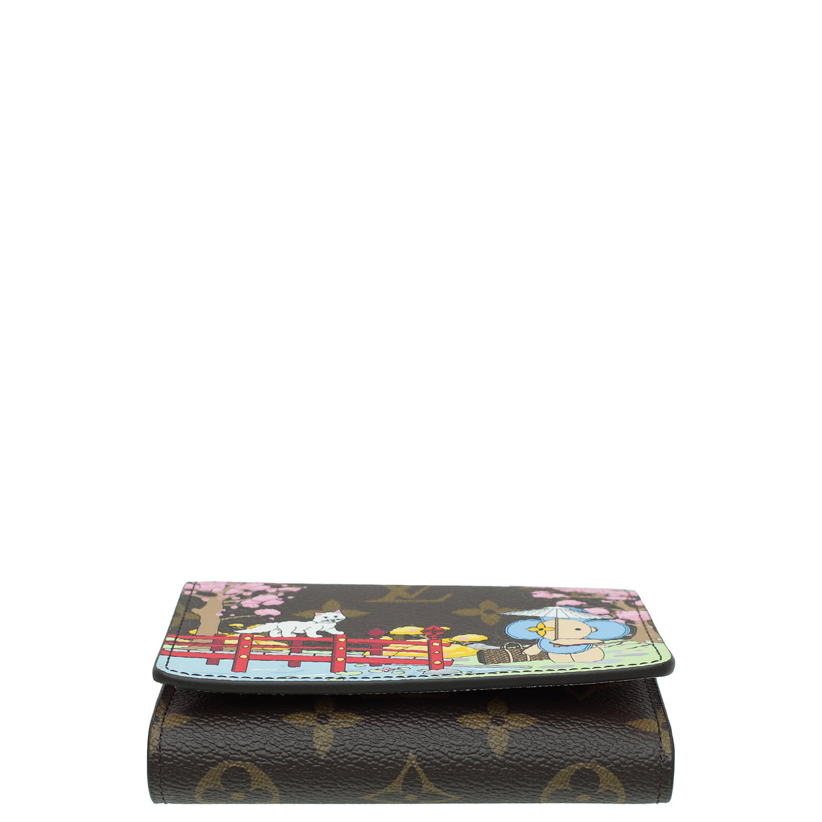 Louis Vuitton Multicolor 2021 Christmas Animation Monogram Japanese Garden Victorine Wallet