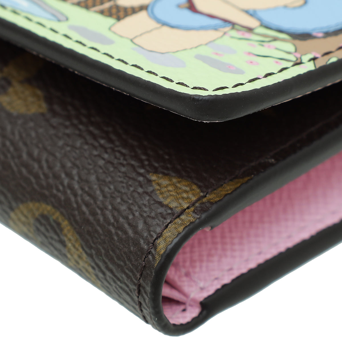 Louis Vuitton Multicolor 2021 Christmas Animation Monogram Japanese Garden Victorine Wallet