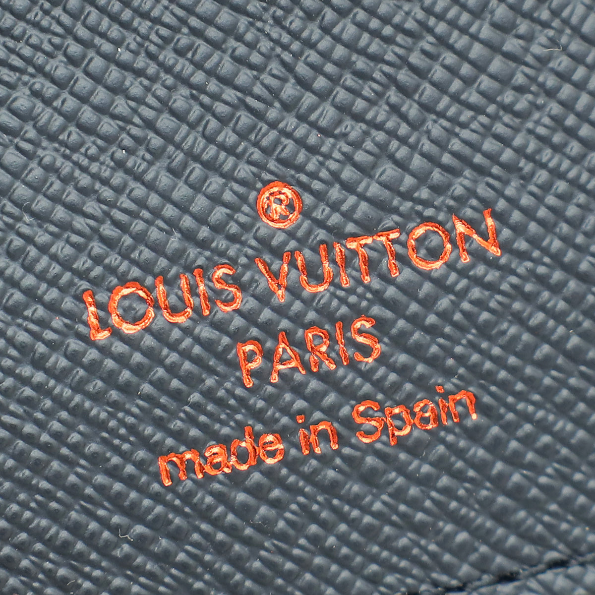 Louis Vuitton Navy Blue Monogram Upside Down Brazza Wallet