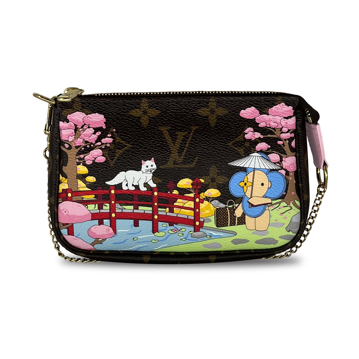 Louis Vuitton Holiday mini pochette accessories handbag, Japan