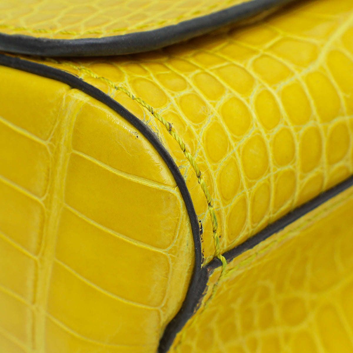 Louis Vuitton Jaune D'or Alligator Twist Bag