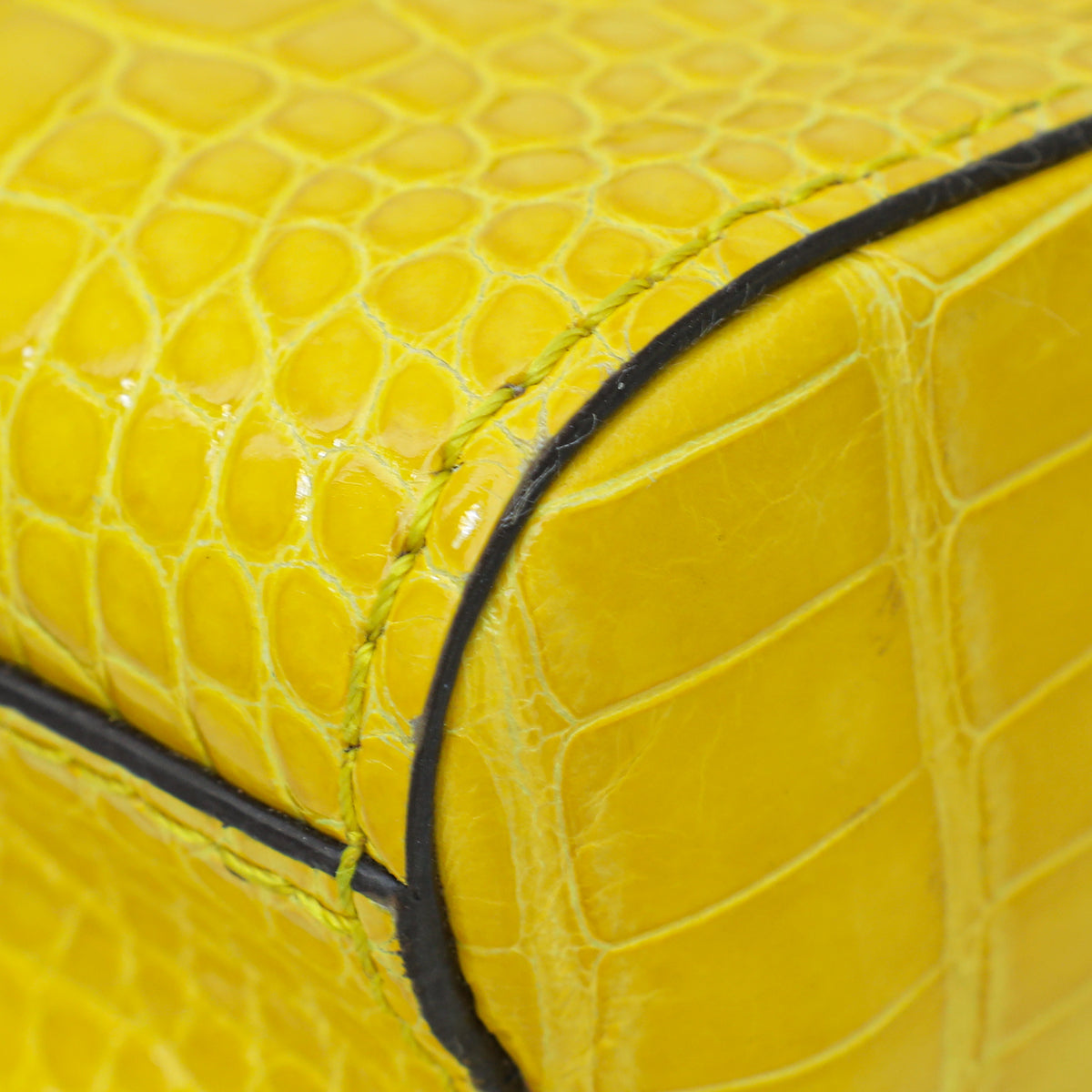 Louis Vuitton Jaune D'or Alligator Twist Bag