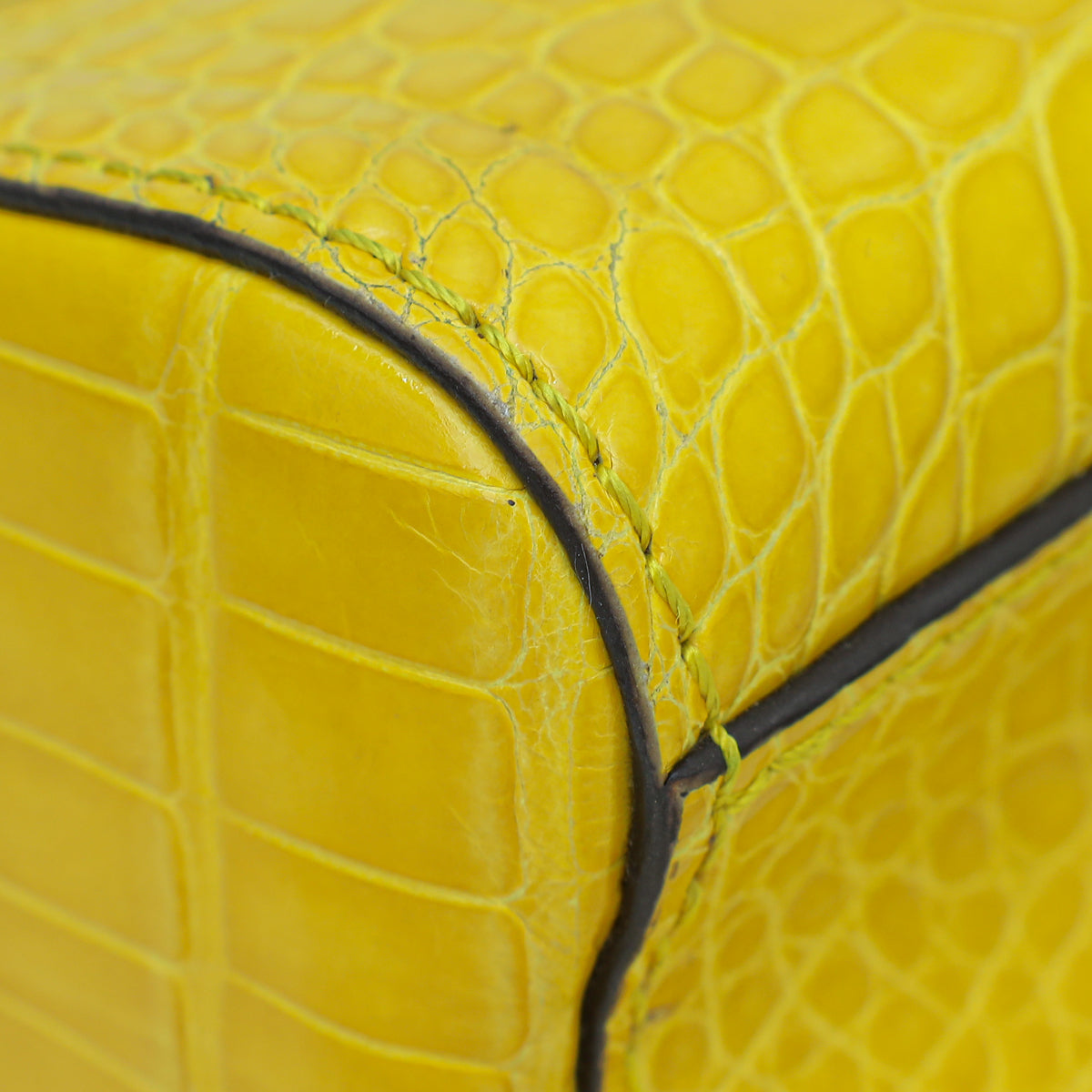 Louis Vuitton Jaune D'or Alligator Twist Bag