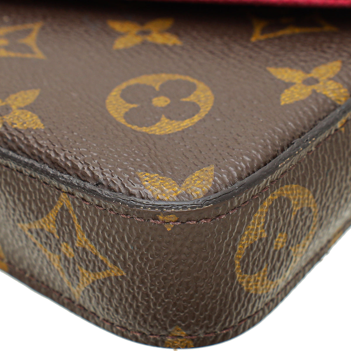 Louis Vuitton Bicolor Monogram Pochette Felicie Bag