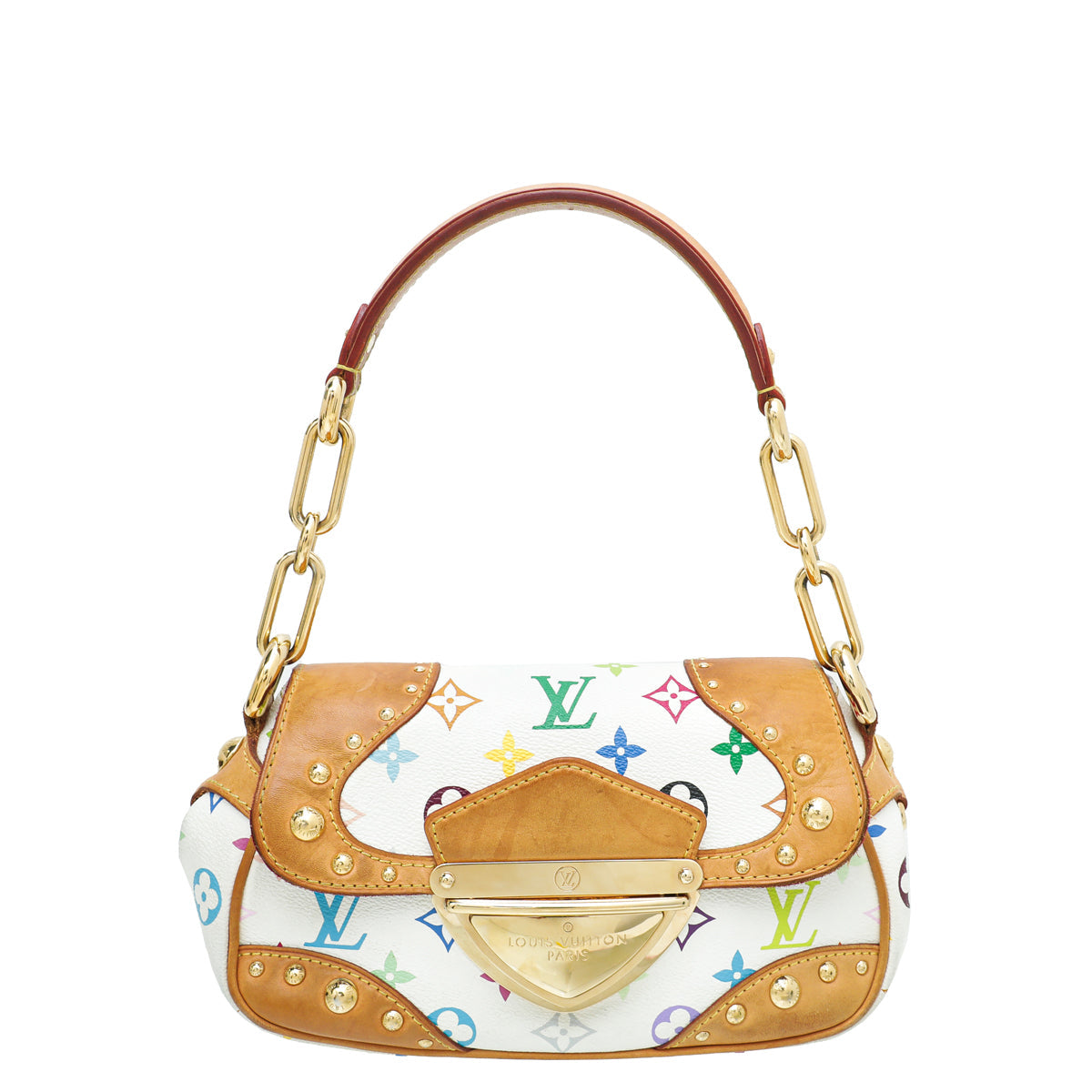 Louis Vuitton White Multicolor Monogram Marilyn Bag