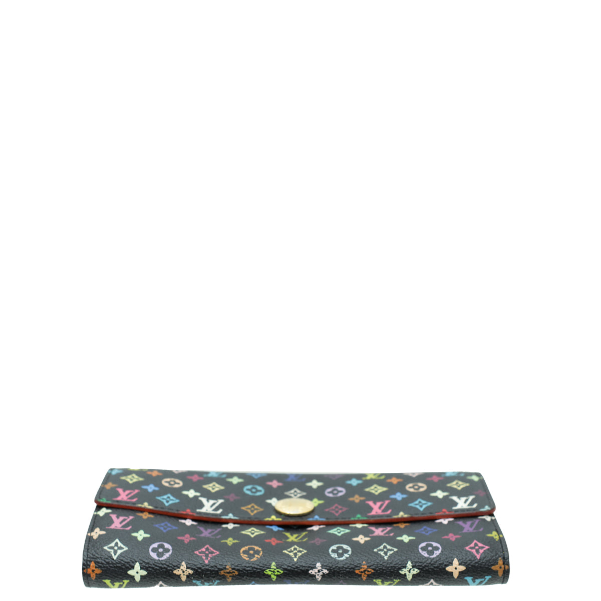 Louis Vuitton Monogram Multicolor Sarah Wallet M.K Initial