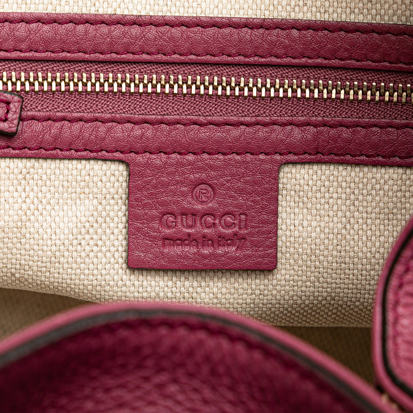 Gucci Soho Small Purple Calfskin