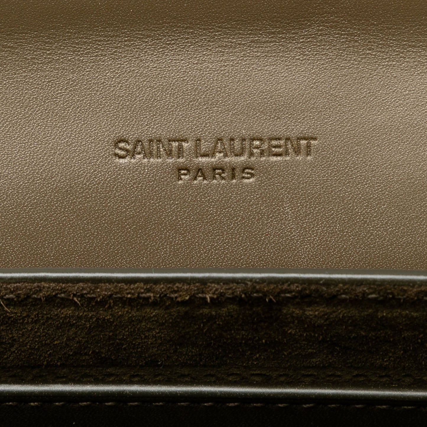 Yves Saint Laurent Monogram Kaia Crossbody Medium Green