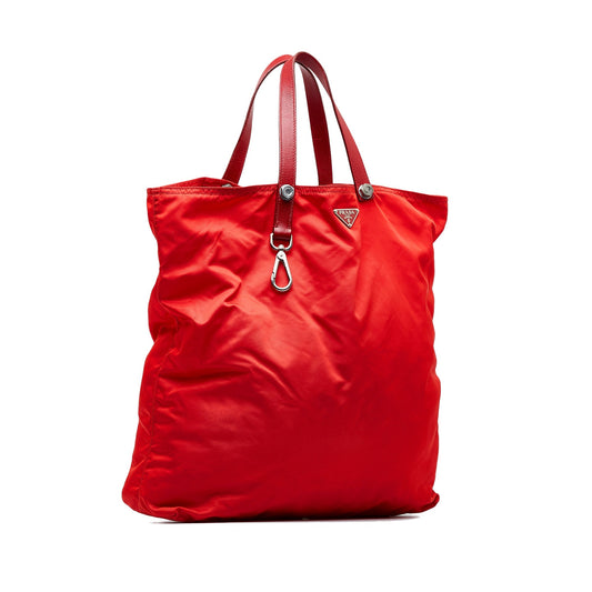 Red Prada Tessuto Tote