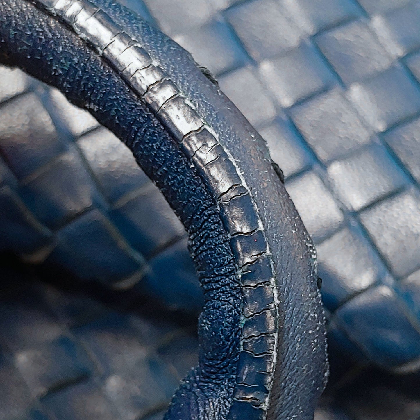 Blue Bottega Veneta Intrecciato Tote Bag