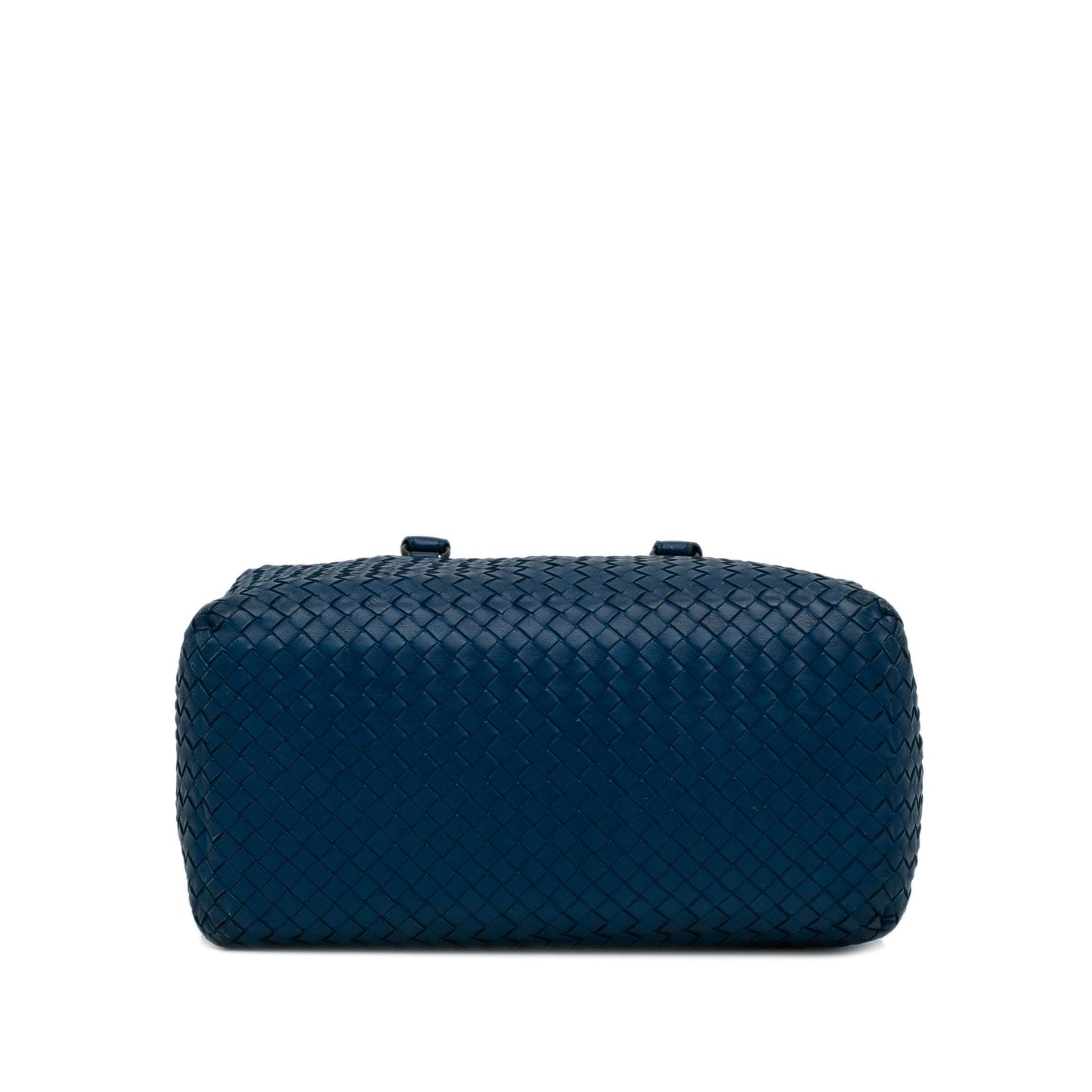 Blue Bottega Veneta Intrecciato Tote Bag