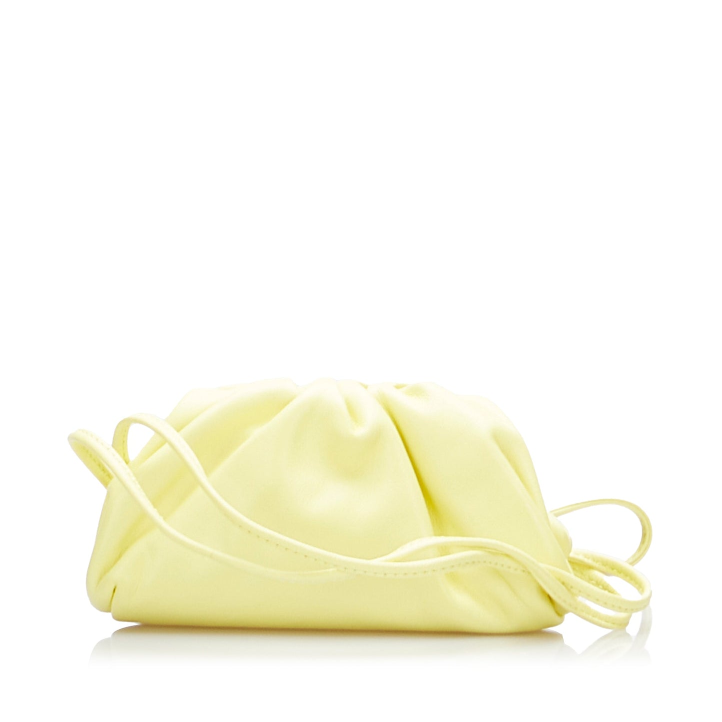 Bottega Veneta The Pouch Clutch Mini Yellow