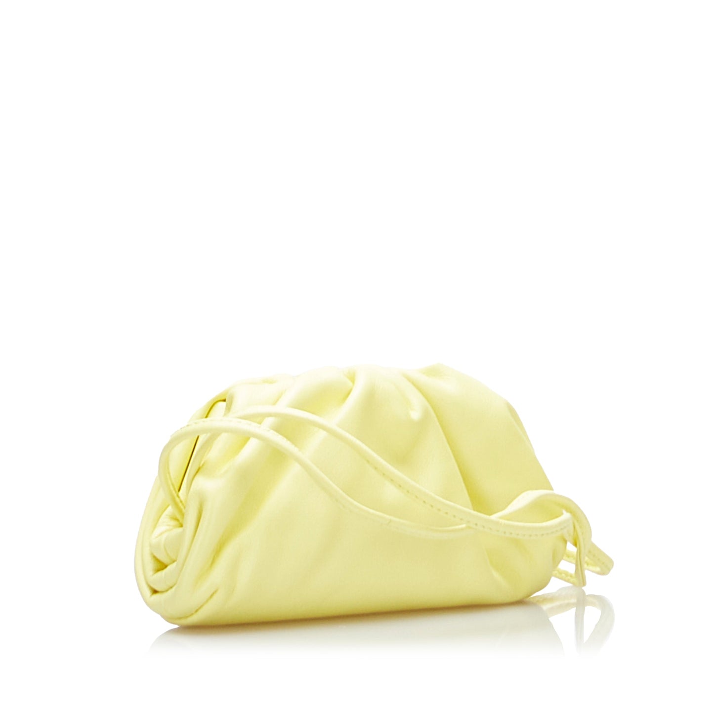 Bottega Veneta The Pouch Clutch Mini Yellow