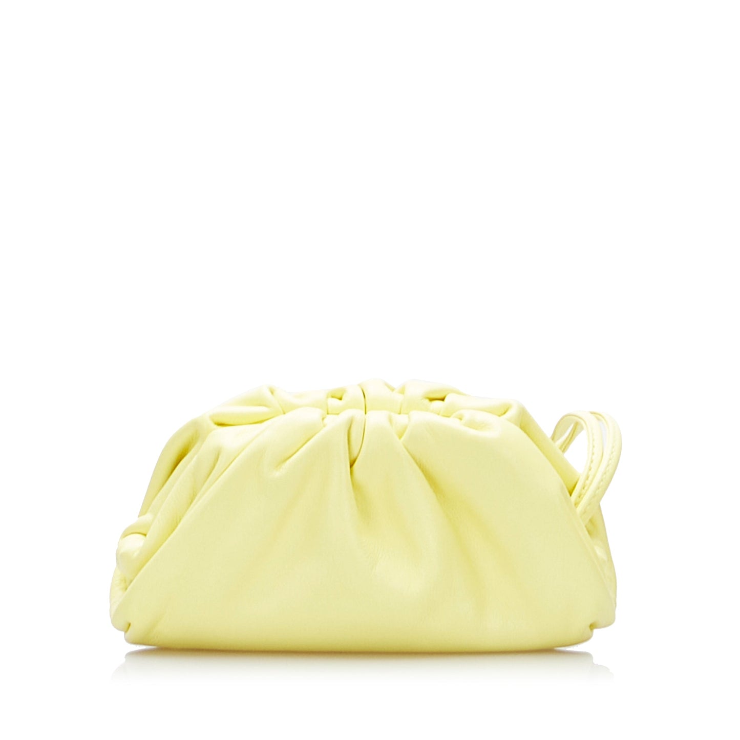 Bottega Veneta The Pouch Clutch Mini Yellow