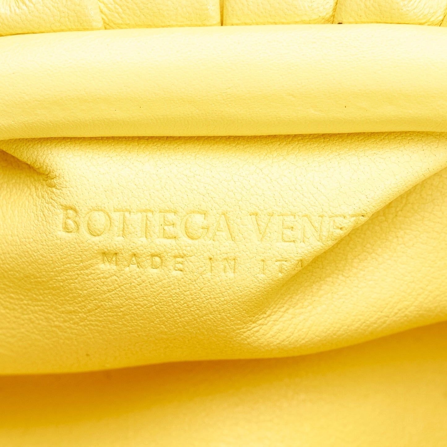 Bottega Veneta The Pouch Clutch Mini Yellow