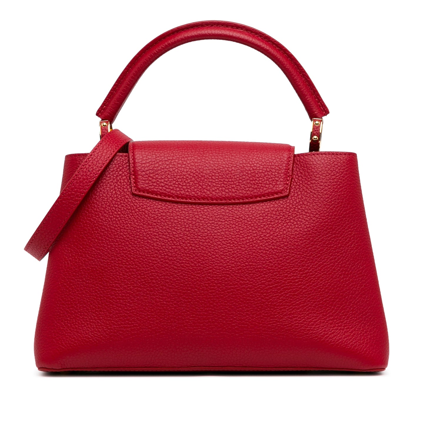 Louis Vuitton Capucines MM Red Taurillon Gold