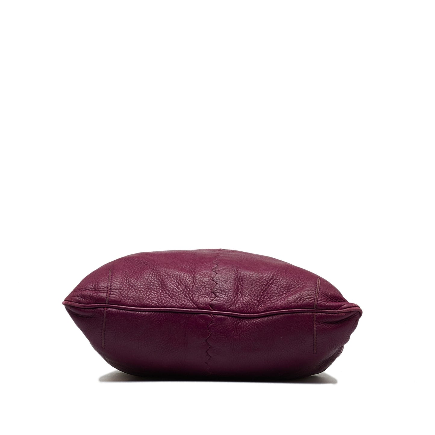 Purple Bottega Veneta Leather Julie Tote Bag