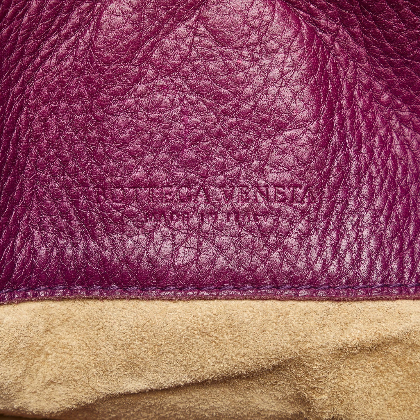 Purple Bottega Veneta Leather Julie Tote Bag