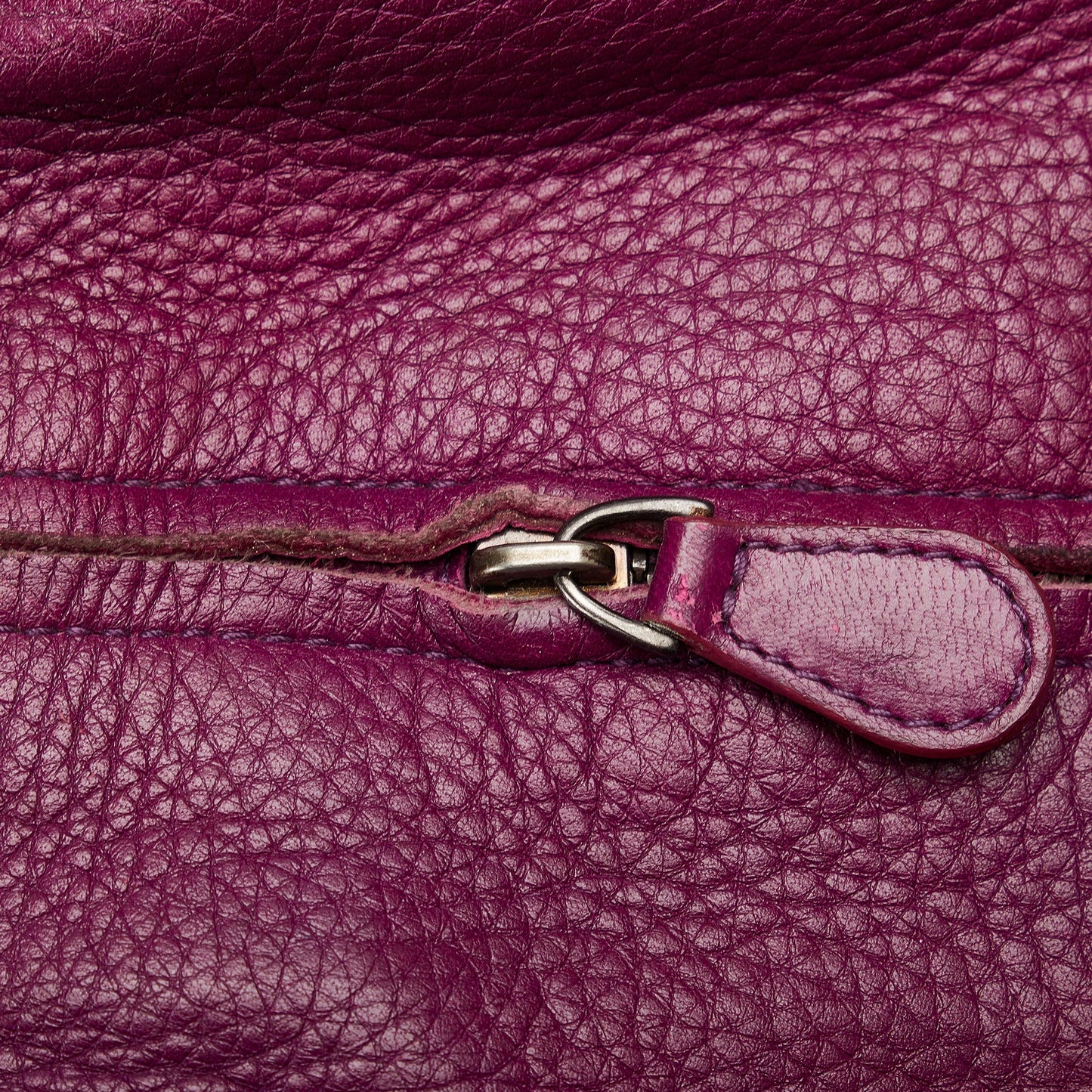 Purple Bottega Veneta Leather Julie Tote Bag