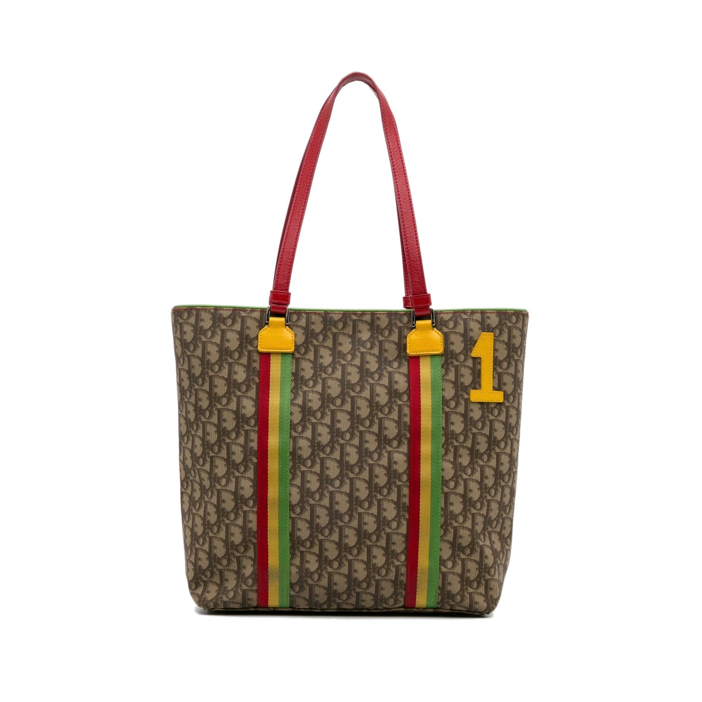 Brown Dior Diorissimo Rasta Tote Bag