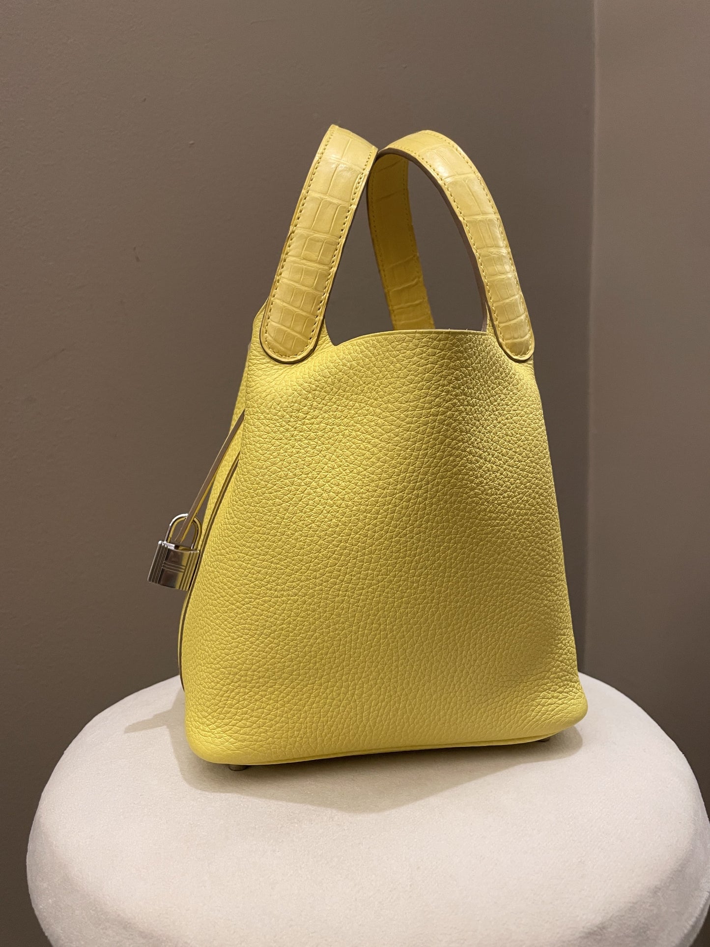 Hermes Picotin 18 Touch bag Lime / Mimosa