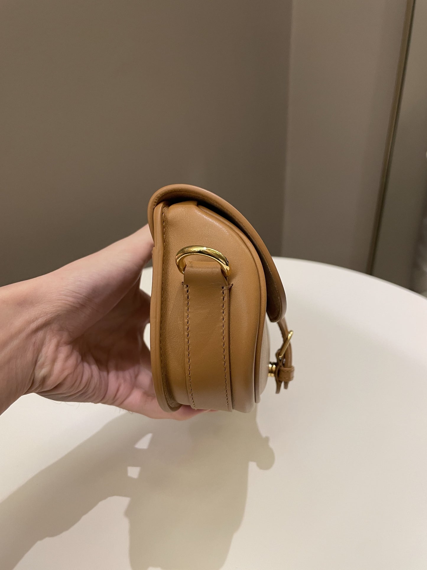 Dior Bobby East-West Bag Camel Box Calfskin