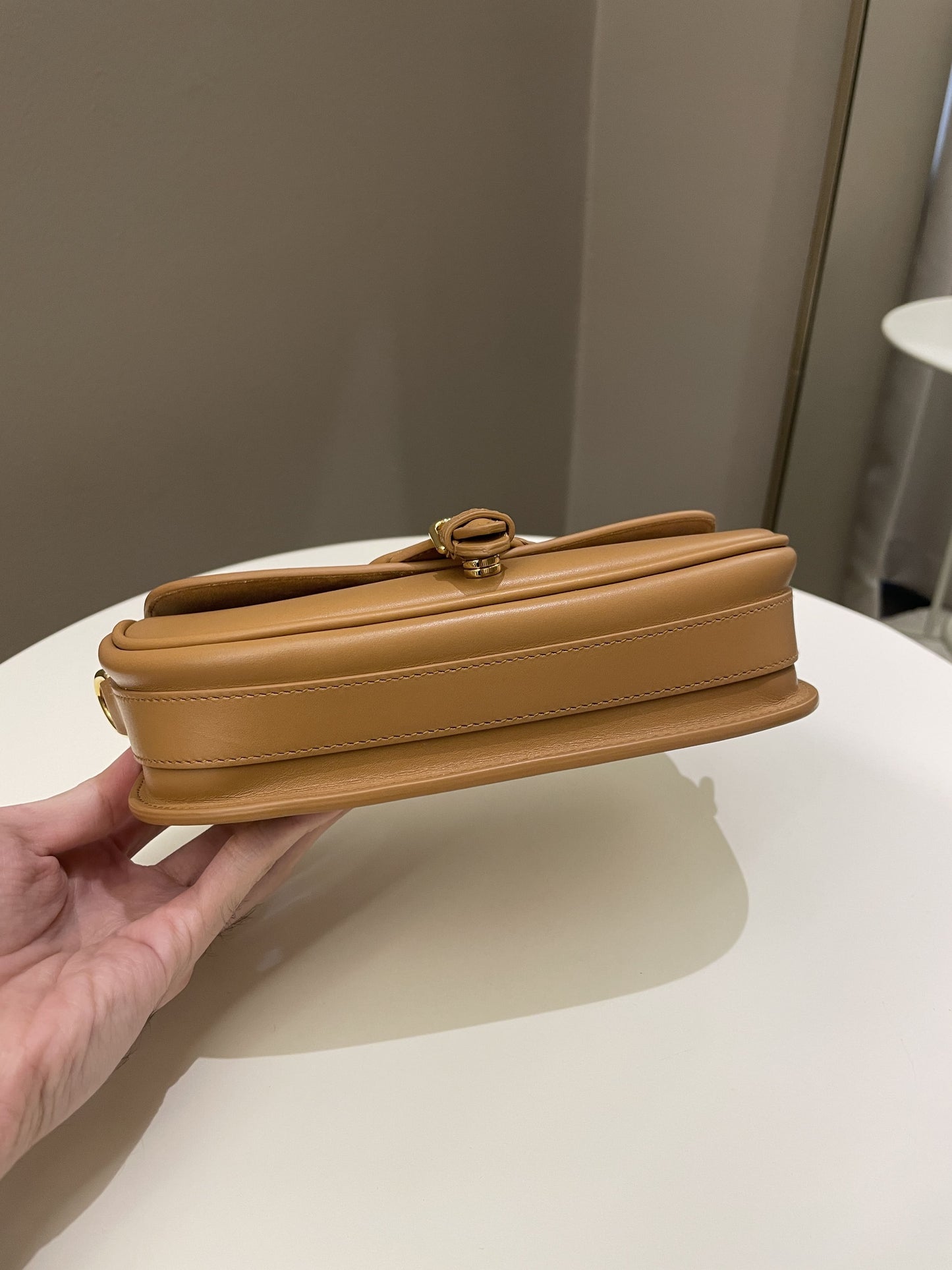 Dior Bobby East-West Bag Camel Box Calfskin