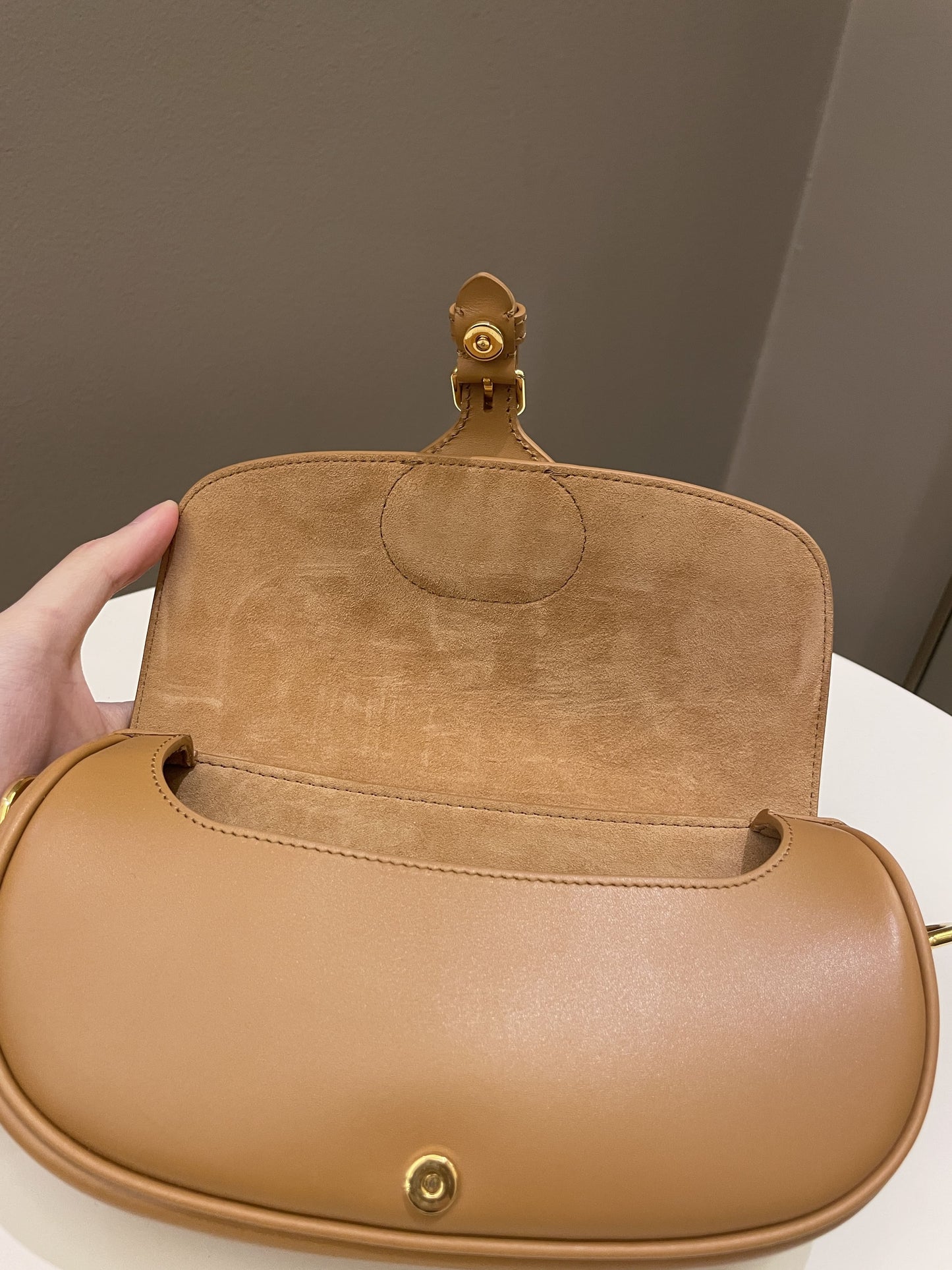 Dior Bobby East-West Bag Camel Box Calfskin