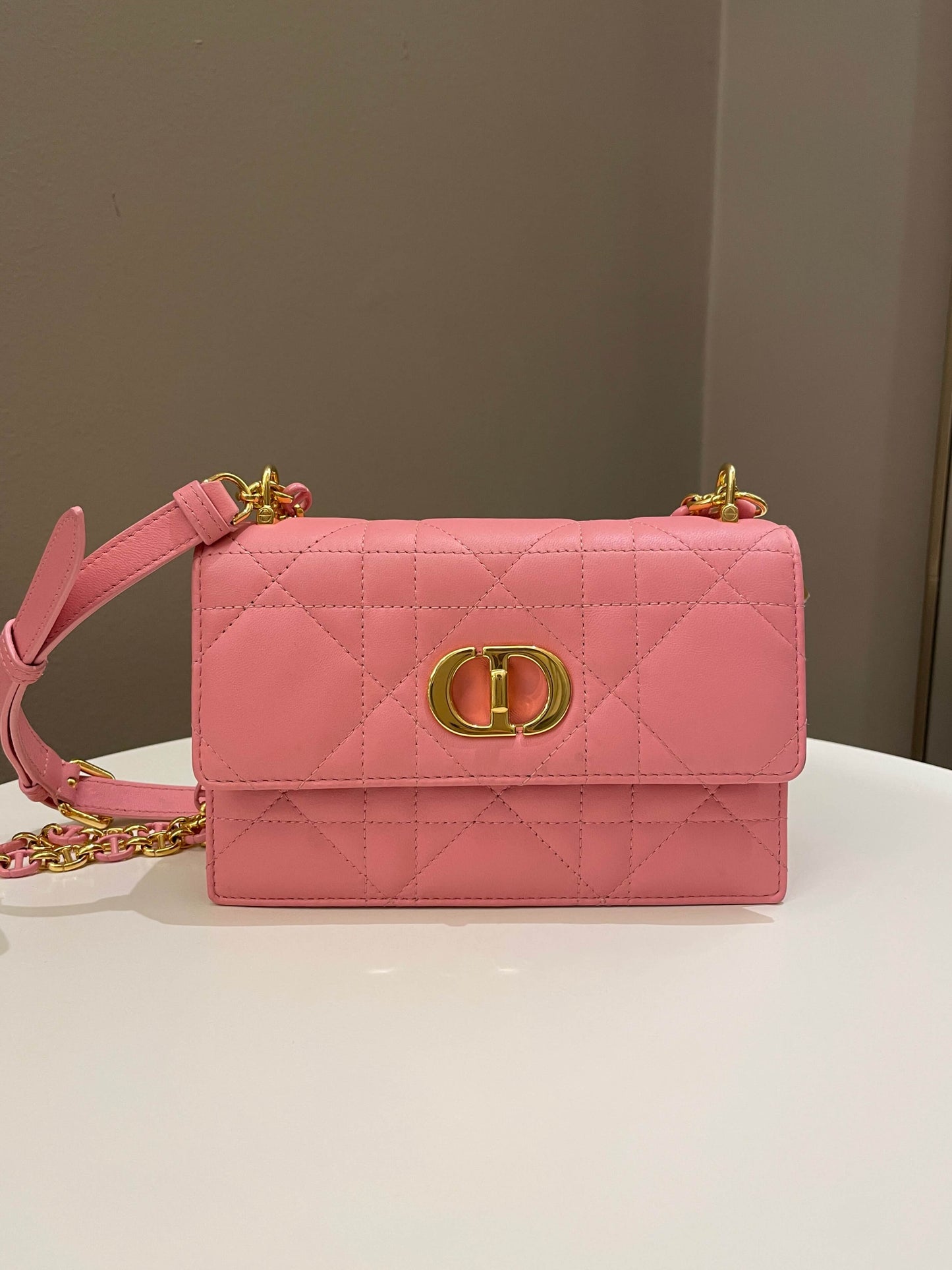 Dior Miss Caro Mini Pink Lambskin