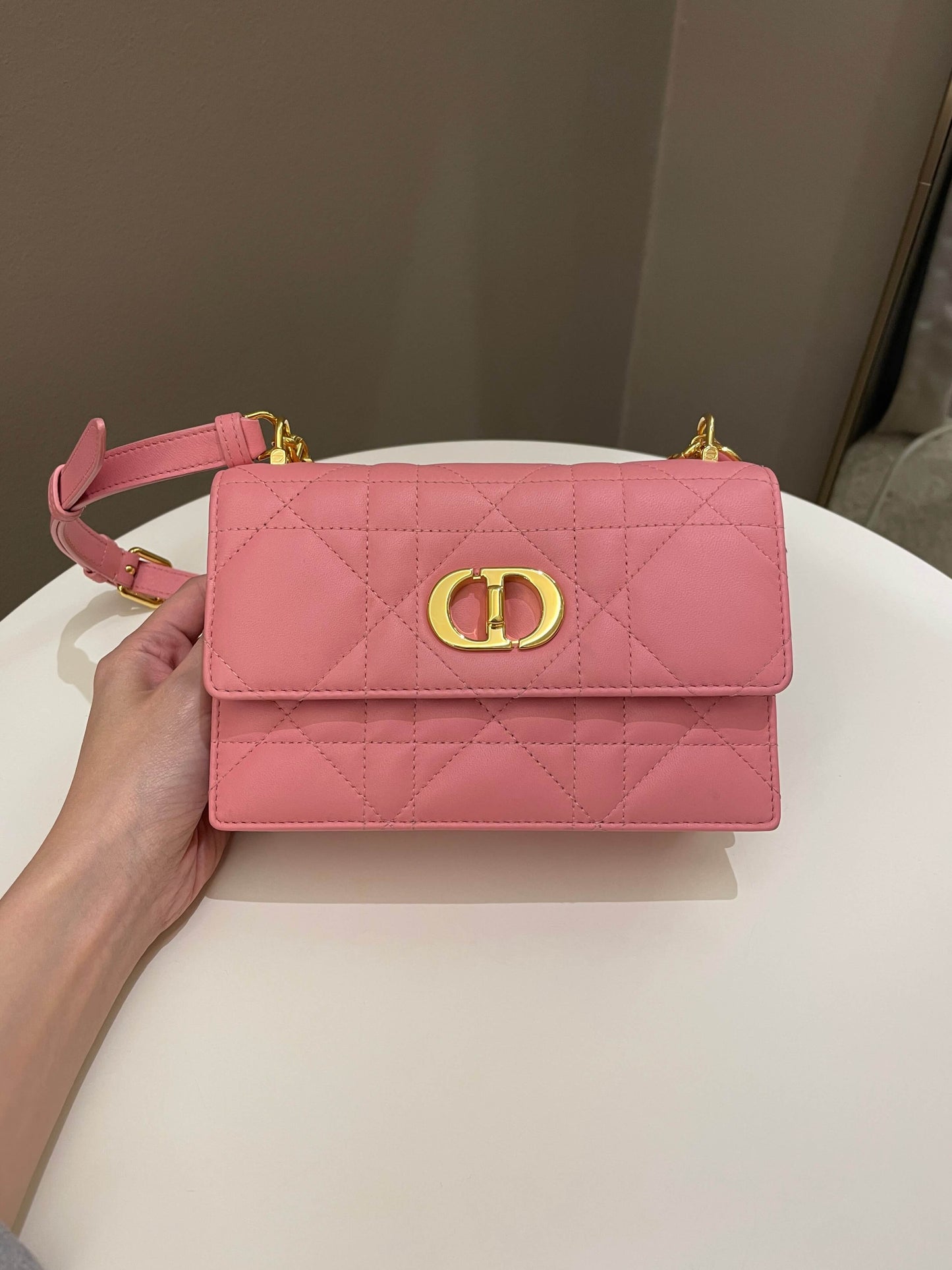 Dior Miss Caro Mini Pink Lambskin